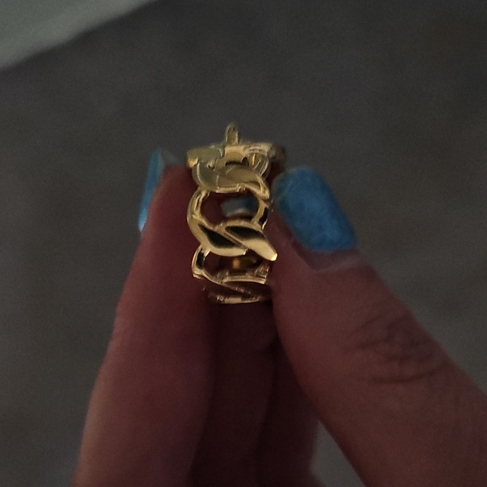Marc By Marc Jacobs Gold Ring Sz 5.5 NWT Dustbag Included - Picture 2 of 3